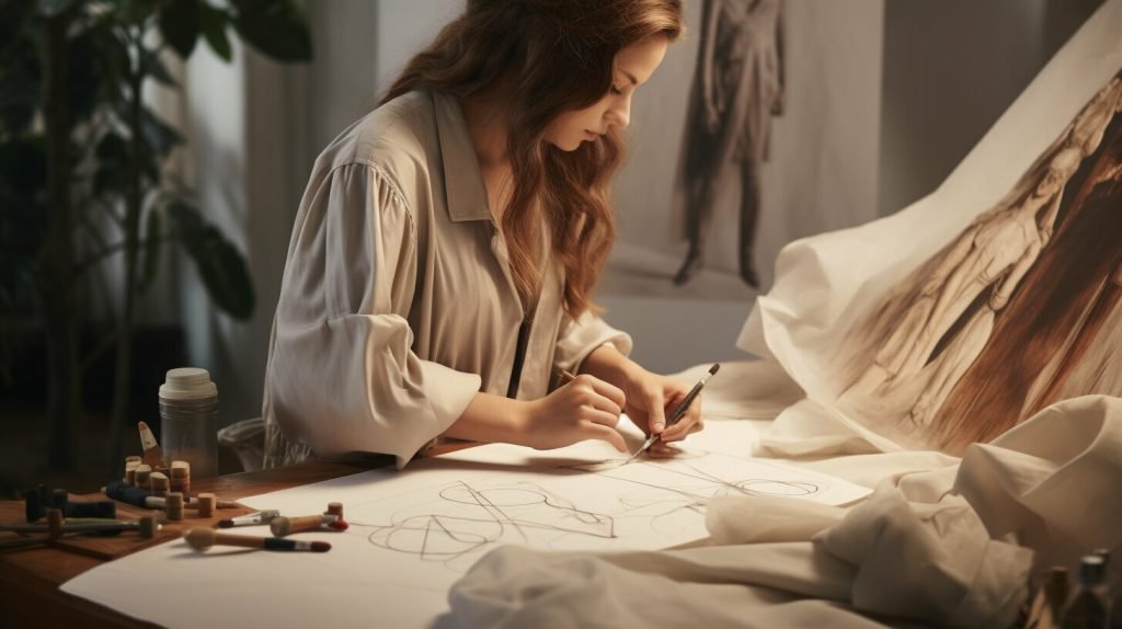 fashion design sketching