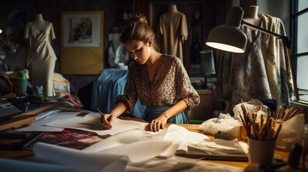 freelance fashion designer